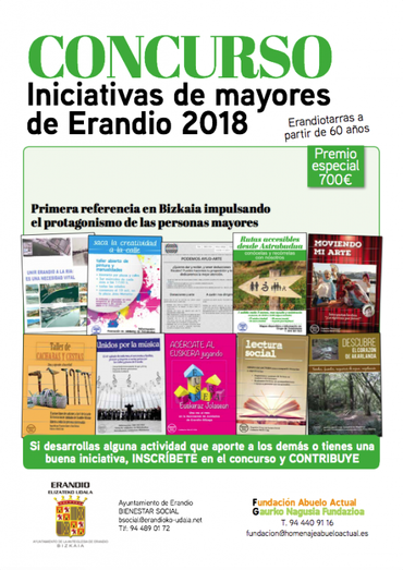 Concurso de Iniciativas de Mayores Erandio
